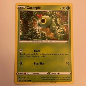 Caterpie & Masquerain Pokemon Cards